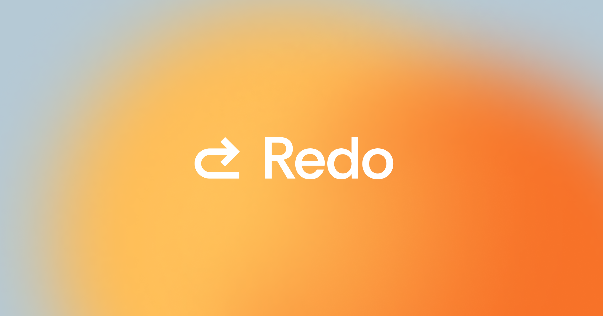 Logo on colored background